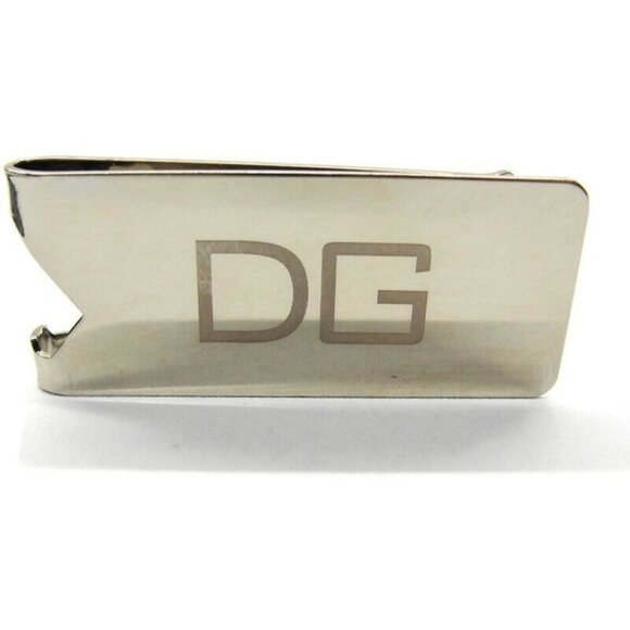 Bottle Opener Stainless Steel Money Clip Cash ID Holder Monogrammed "D.G." - Picture 1 of 6